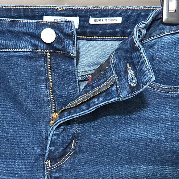 Royalty For Me Tummy Control Dark Wash High-Rise Skinny Jeans Size 16W - Picture 7 of 15